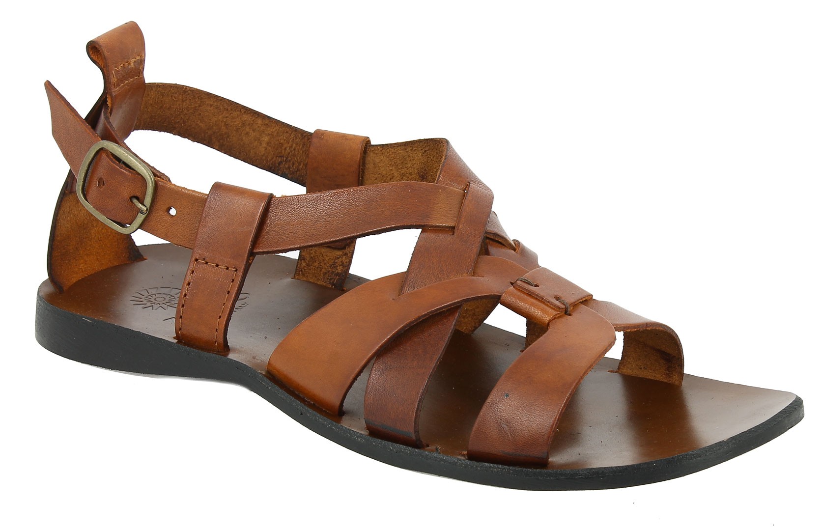  Sandals  Zeus 1250 brown leather  Center 51