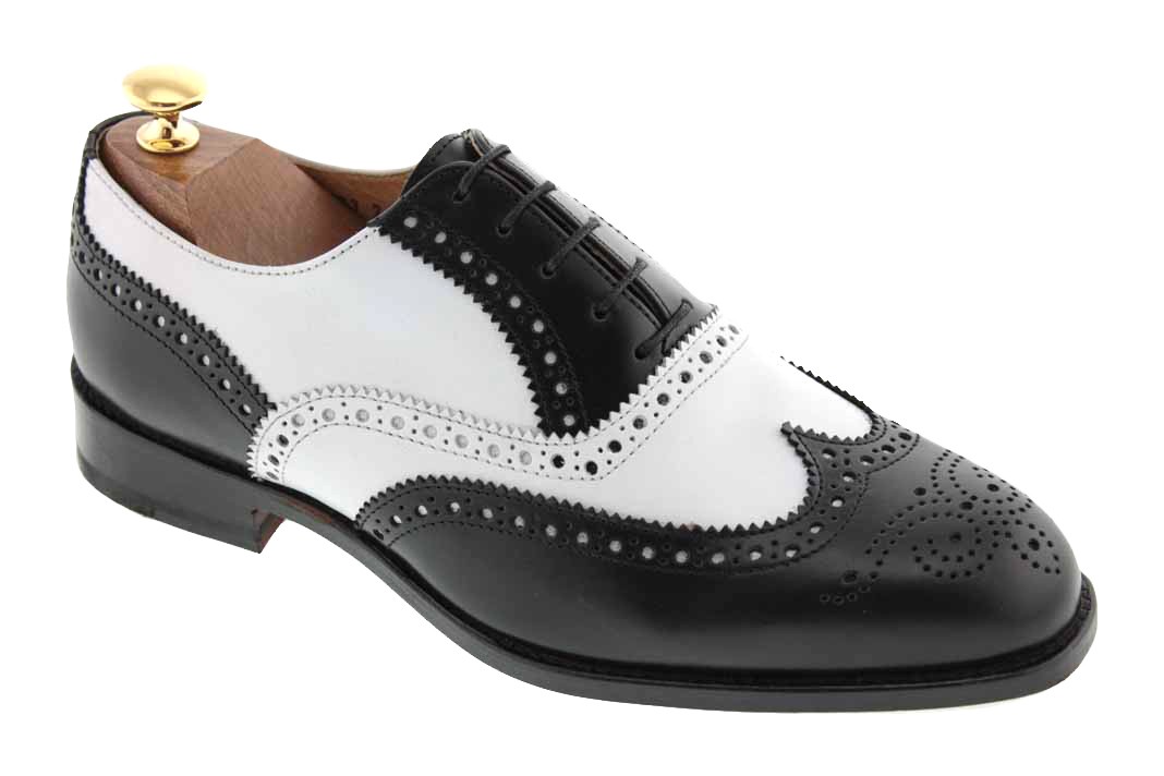 Oxford shoe Baxton 3763 black and white leather Center 51