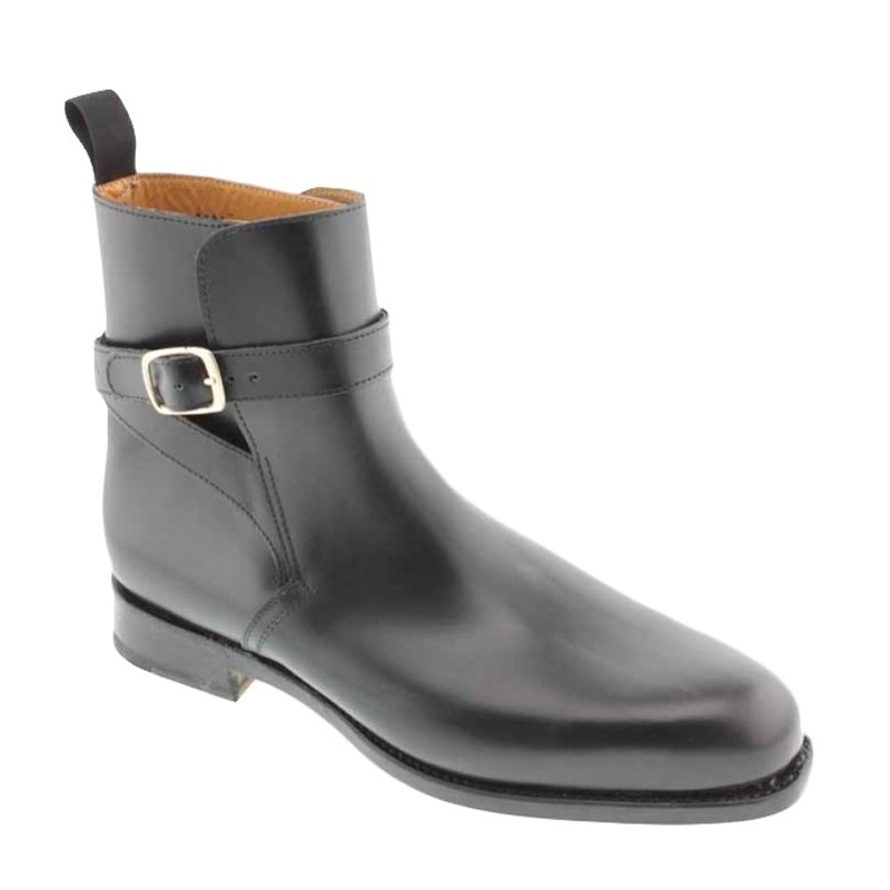 Bottine John Mendson 6191 Reno cuir noir