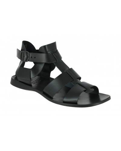 Sandals Zeus 1422 black leather