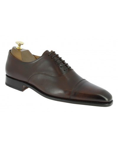 Oxford shoe Center 51 12082 Bret brown leather