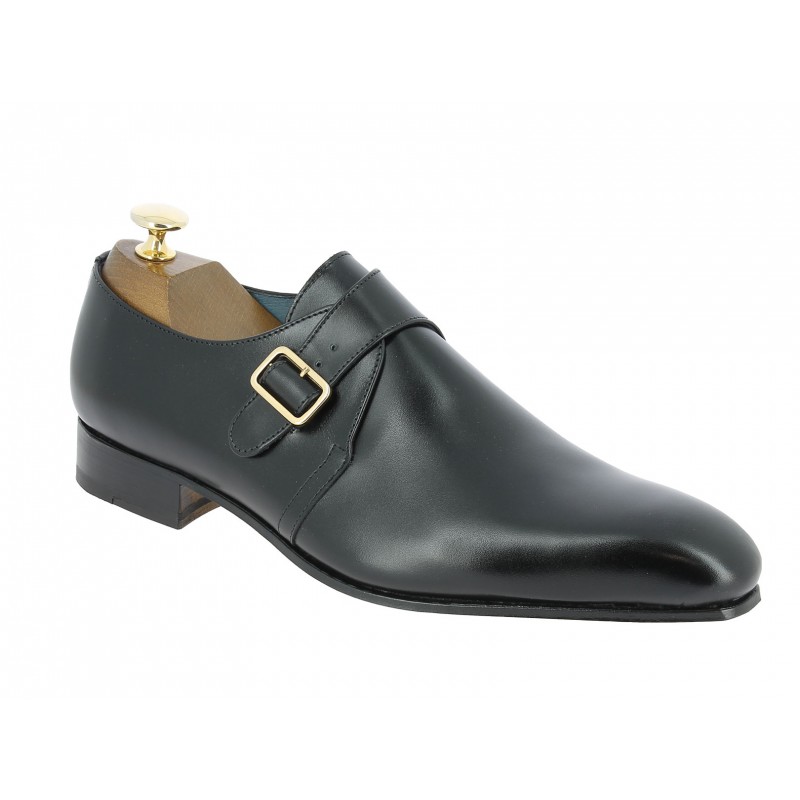 Monk strap shoe Center 51 12250 Tony black leather