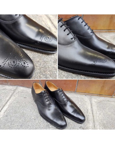Oxford shoe John Mendson 12168 Doug black leather