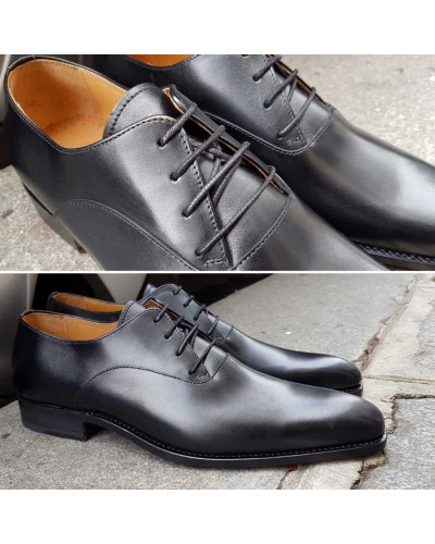 Oxford shoe Center 51 12344 Gary black leather