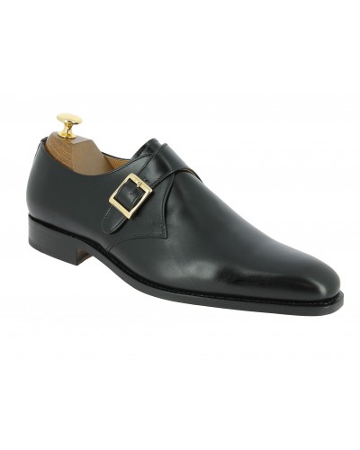 Monk strap shoe Center 51 12343 Adam black leather