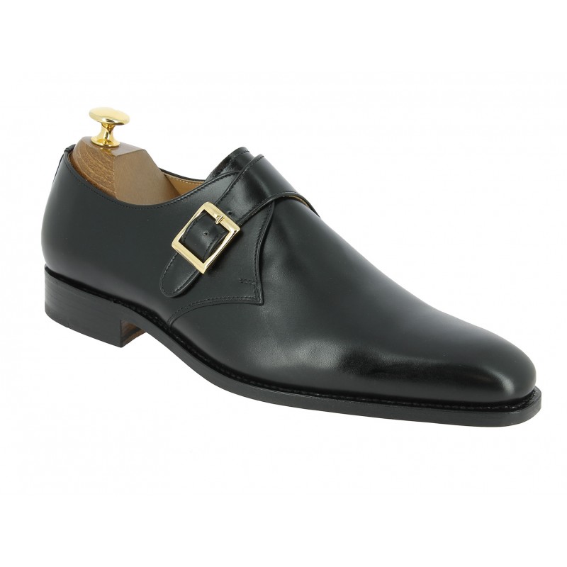 Monk strap shoe Center 51 12343 Adam black leather