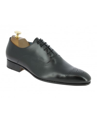 Oxford shoe Center 51  12423 Rico black leather