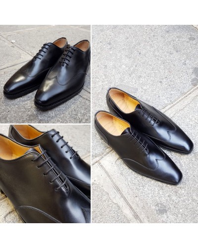 Oxford shoe Center 51 12421 Washington black leather