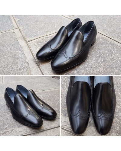 Mocassin Center 51 12596 Enzo cuir noir