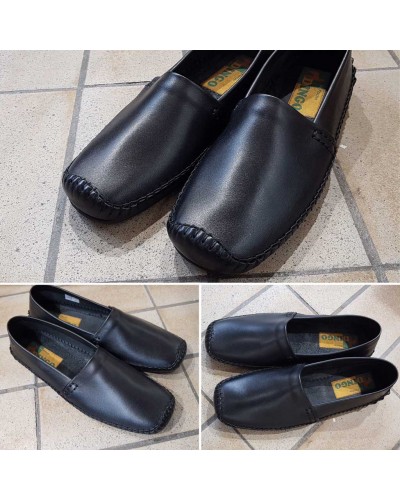 Moccasin Driver Dingo 0610 black leather