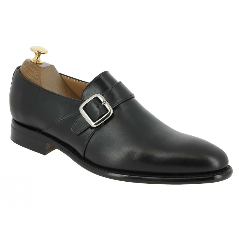 Monk strap shoe Berwick 3520 black leather