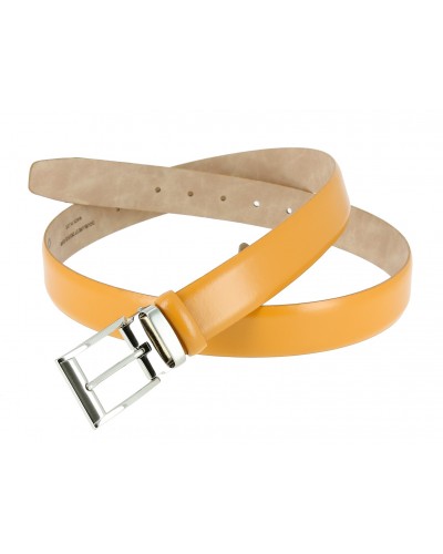 Ceinture en cuir blond