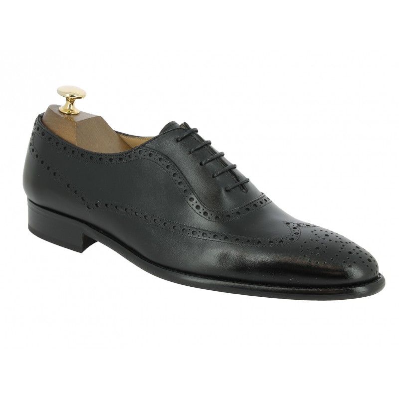 Oxford shoe Center 51 Mac Carter 2996 black varnished leather