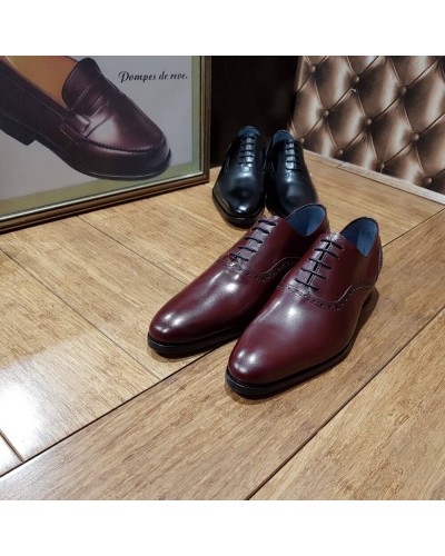 Oxford shoe Center 51  10429 Torino burgundy leather