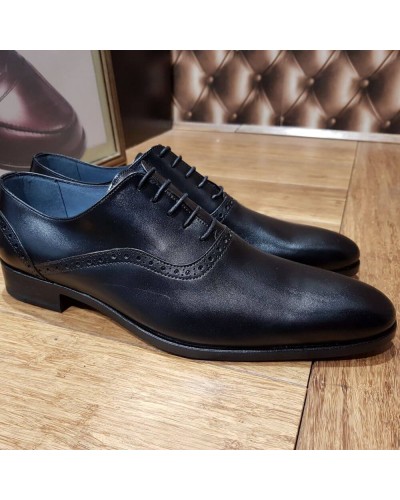 Oxford shoe Center 51  10429 Torino black leather