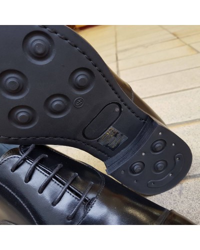 Oxford shoe Center 51 12503 Sylvio black leather