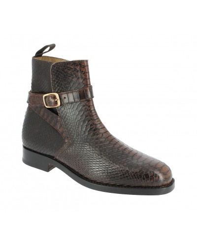 Boot Center 51 6191 Reno brown leather python print finish