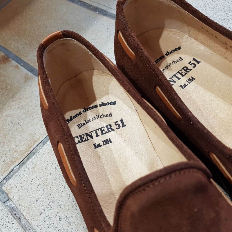 Mocassins River Island Cuir Marron à Pompons - Taille 38 - Style Vintage - Occasion