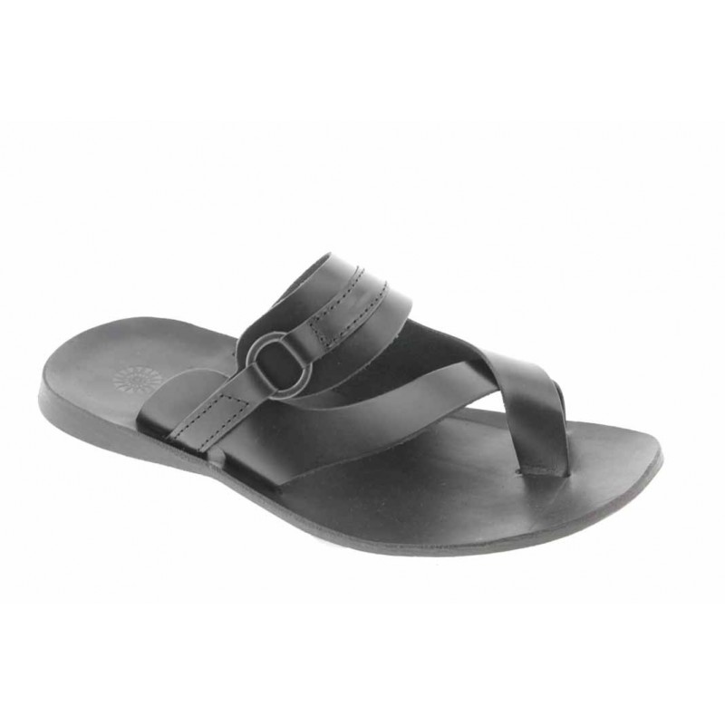 Sandals Zeus 1172 black leather