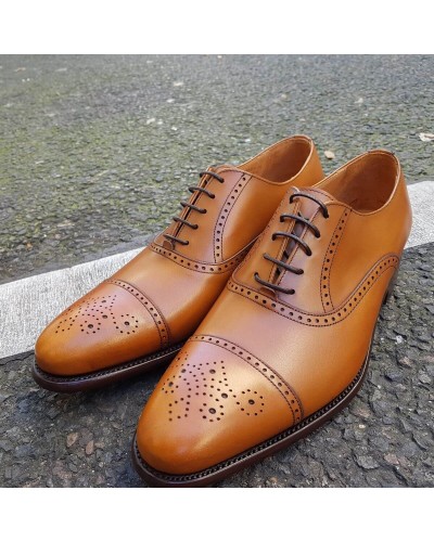 Oxford shoe Berwick 2784 blond leather