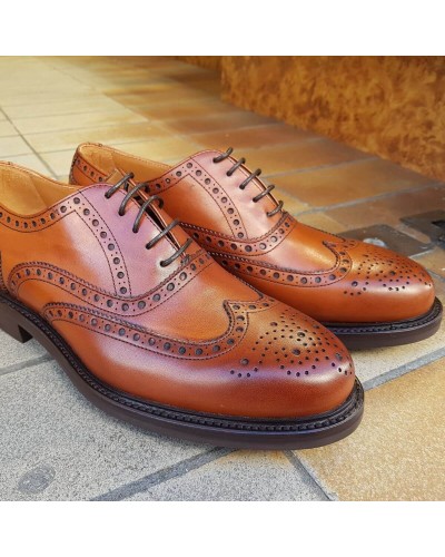 Oxford shoe Berwick 3818 brown leather