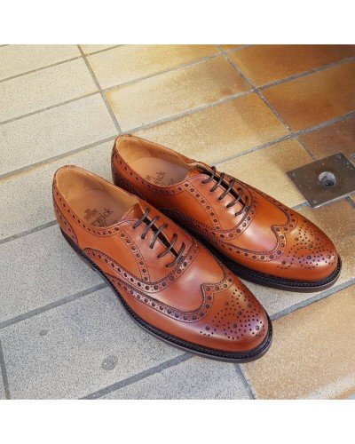 Oxford shoe Berwick 3818 brown leather