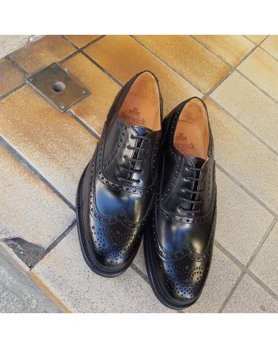 Oxford shoe Berwick 3818 black leather