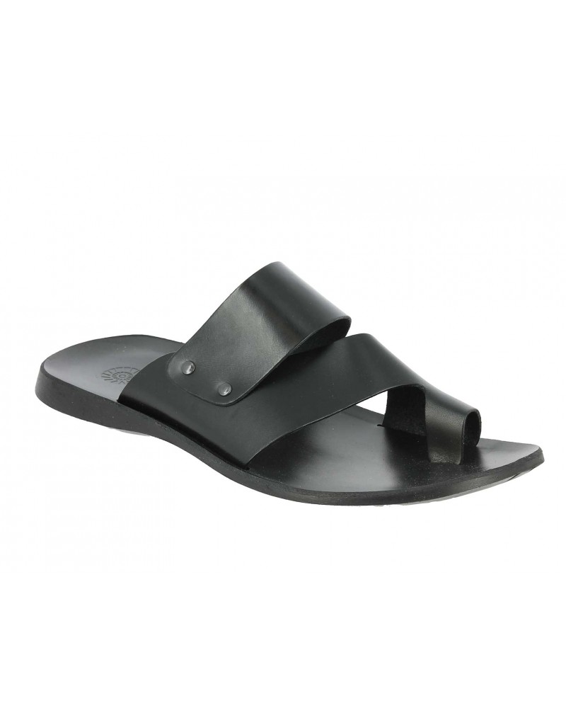 Sandals Zeus 1173 black leather