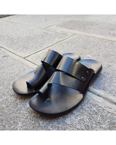 Sandals Zeus 1173 black leather