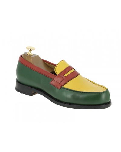 Mocassin Femme Center 51 0622 Wendy cuir multicolore africa