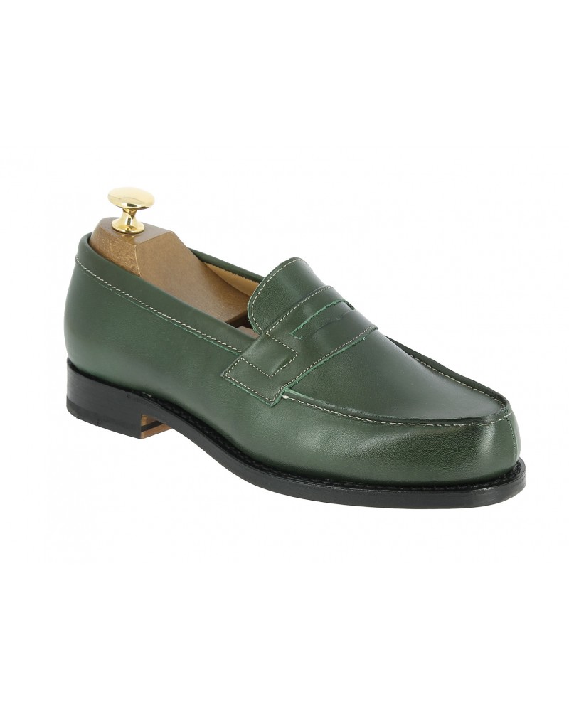 Mocassin Femme Center 51 0622 Wendy cuir vert