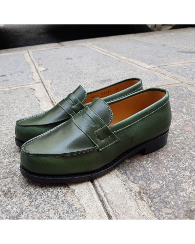 Mocassin Femme Center 51 0622 Wendy cuir vert