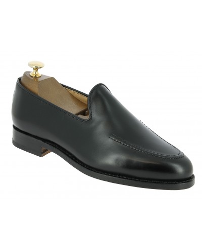 Mocassin John Mendson 13369 cuir noir