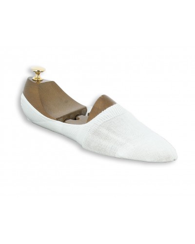 Socquettes en fil coton blanc