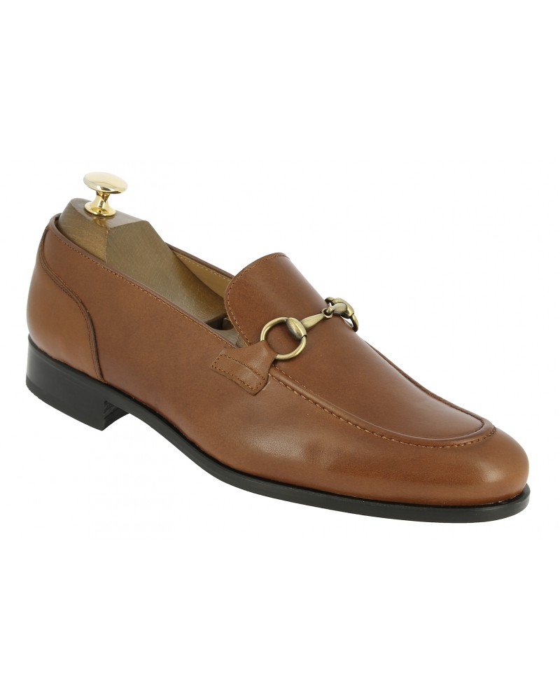 Moccasin shoe Center 51 Classico Sphynx brown leather