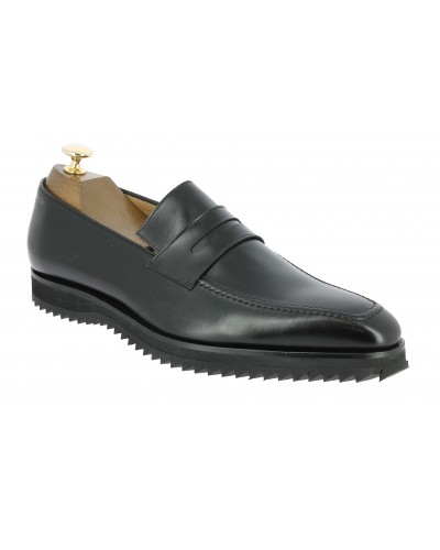 Mocassin Center 51 13537 cuir noir