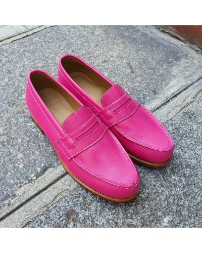 Moccasin Woman Center 51 0622 Wendy pink leather