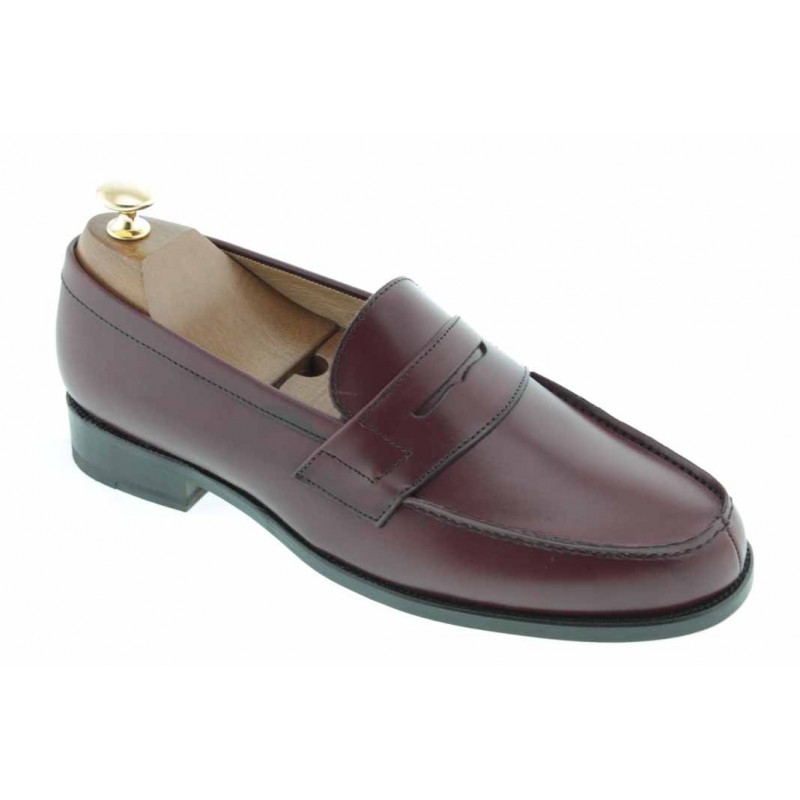 Mocassin Center 51 1961 Tod cuir bordeaux