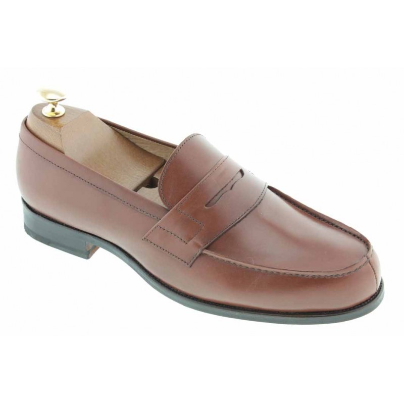 Mocassin Center 51 1961 Tod cuir marron