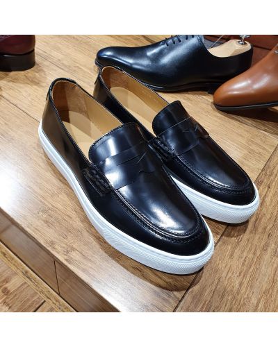 Sneakers mocassin Center 51 Much cuir noir