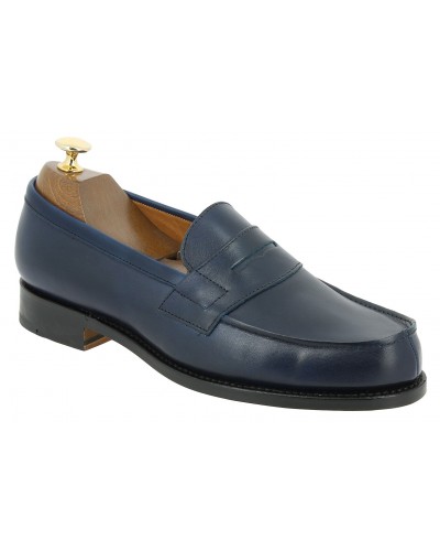 Mocassin John Mendson 2906 Dan cuir marine