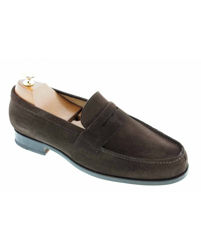 Moccasin Center 51 1961 Tod brown suede