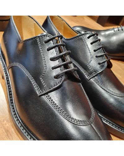 Derby shoe John Mendson 4220 Bart black leather