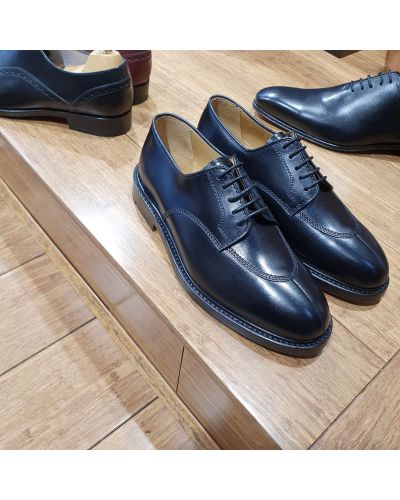 Derby shoe John Mendson 4220 Bart black leather