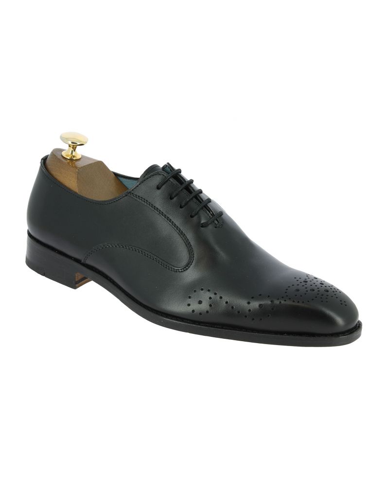 Oxford shoe Center 5113690 black leather