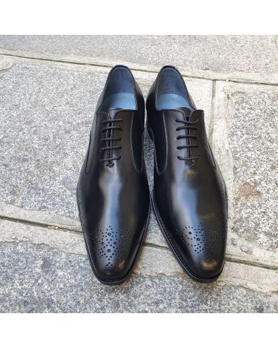 Oxford shoe Center 5113690 black leather