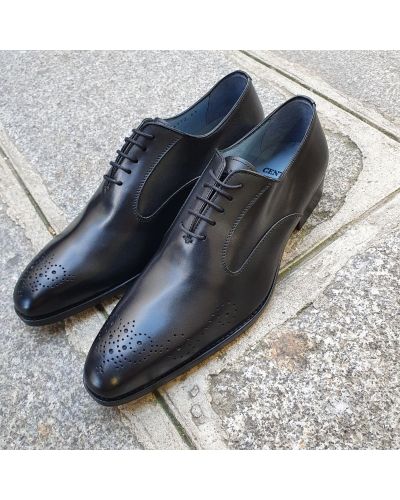 Oxford shoe Center 5113690 black leather