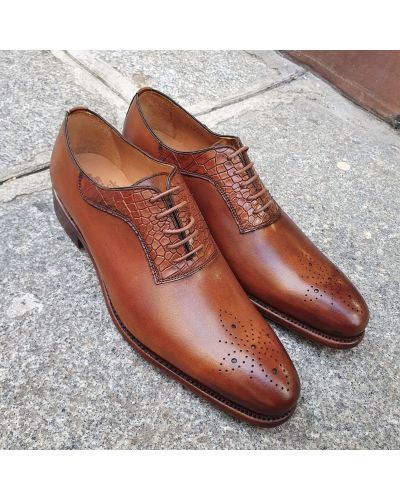 Richelieu Berwick 4248 cuir marron