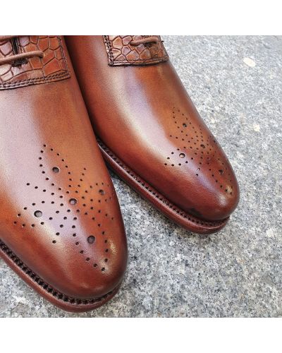 Oxford shoe Berwick 4248 brown leather