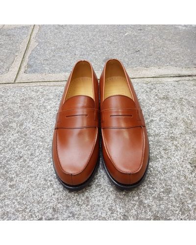 Mocassin John Mendson 2906 Dan cuir marron